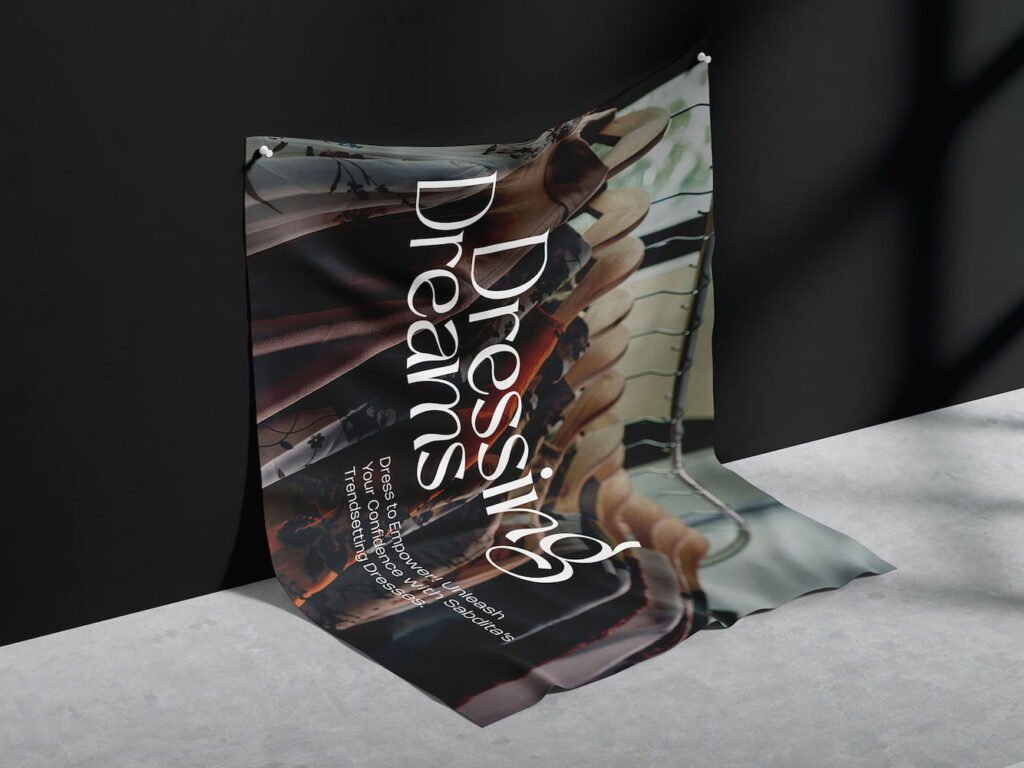 Dressubg dreans protfolio mockup