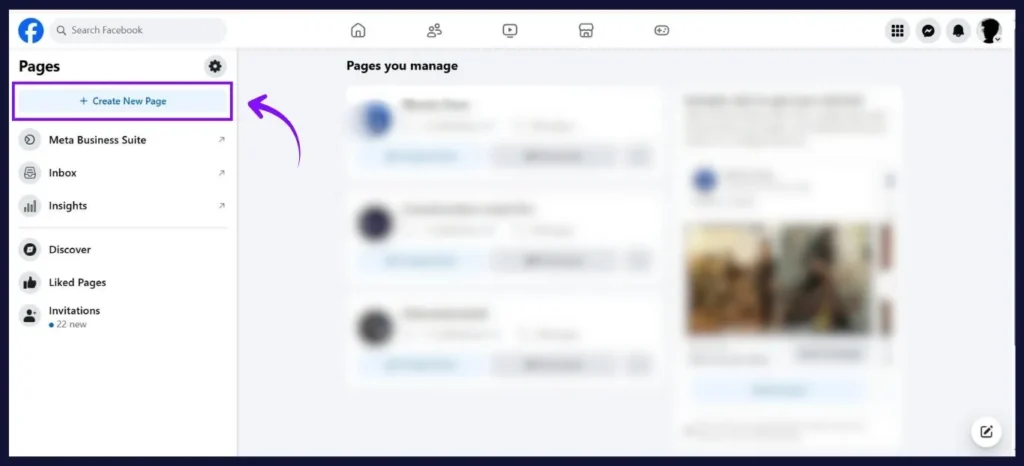 create page